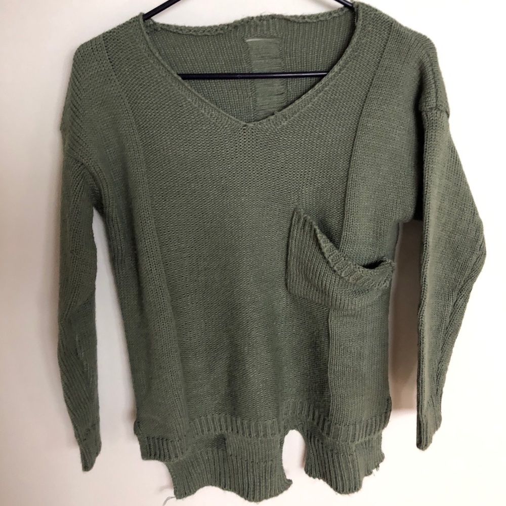Destroyed sweater